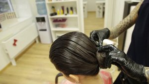 Кератиновое выпрямление. Очень кудрявые волосы.