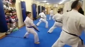 Первый пинан ката. Кёкусинкай.