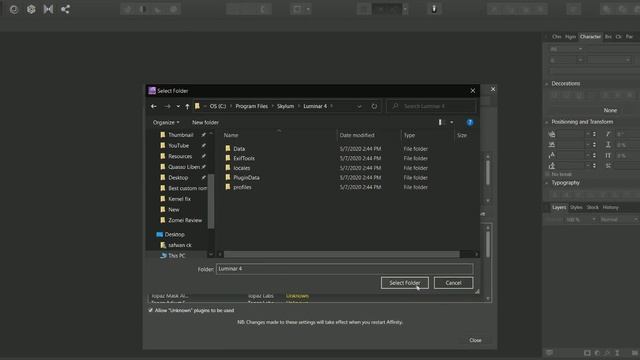 How to use Luminar 3/Luminar 4 as plugin in Affinity Photo смотреть онлайн