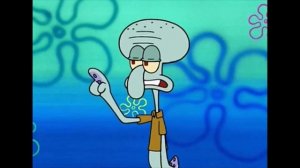 Squidward being the most iconic Spongebob character for over 14 minutes (seasons 1-3)