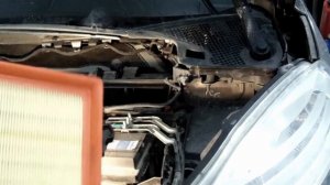 RENAULT SCENIC III Замена воздушного фильтра