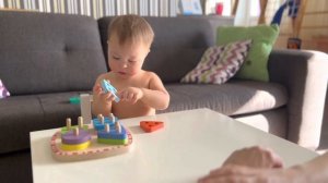 ЗНАКОМСТВО С ГЕОМЕТРИЧЕСКИМИ ФИГУРАМИ. РАЗВИТИЕ В 1.11 СИНДРОМ ДАУНА