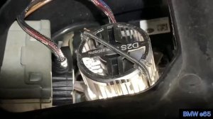 установка в фары диодные лампы в BMW e65