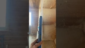 Как ровно отпилить торцы бревна с экономил 20к