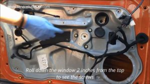 How to remove / replace window mechanism VW Mk4 Bora Jetta in 9 steps