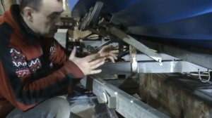 Настройка  прицепа с роликами для катера