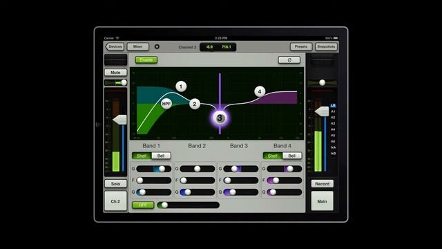 Цифровой микшерный пульт в аренду - Mackie DL1608 смотреть онлайн