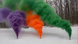 Smoke Bomb Violet, Orange, Green (фиолетовый, оранжевый, зеленый)