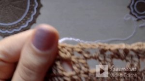 Сервировочная салфетка крючком.