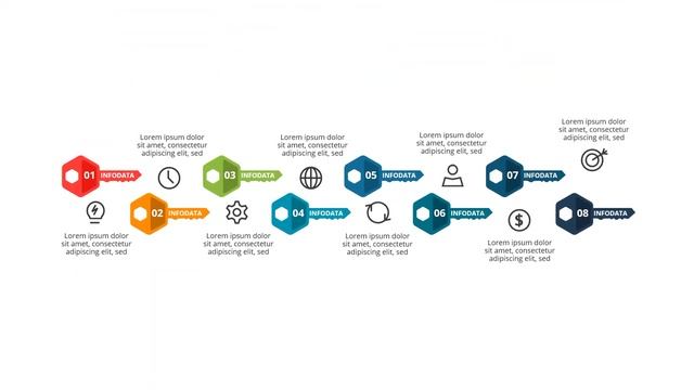 Key animated infographics/Free slides infographic Adobe Illustrator, Photoshop, PowerPoint смотреть онлайн