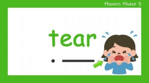 ear Words _ Phase 3 Phonics _ Trigraph