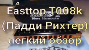 Легкий обзор губной гармоники Easttop T008k в настройке "Падди Рихтер".