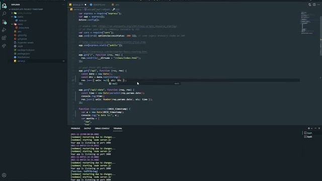 Freecodecamp Microservices Project - Timestamp