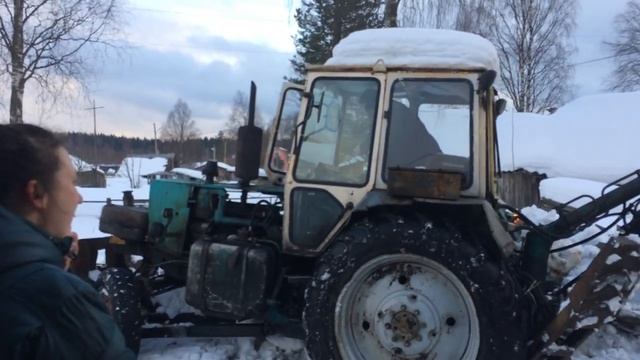 ТРАКТОР ЮМЗ 2126 ПЕТУШОК - ЛУЧШЕ ЧЕМ МАХАТЬ ЛОПАТОЙ!!!!!! смотреть онлайн