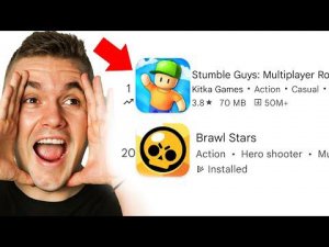 ВПЕРВЫЕ ИГРАЮ В STUMBLE GUYS