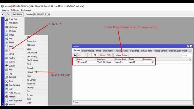 How to Configure Mikrotik Hotspot with UniFi AP