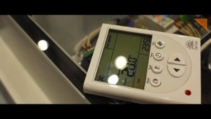 Управление приточной установкой с электрическим нагревателем контроллером Danfoss