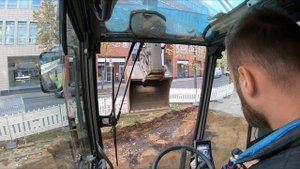 Volvo EW 160 E Daily Work, Innenstadt
