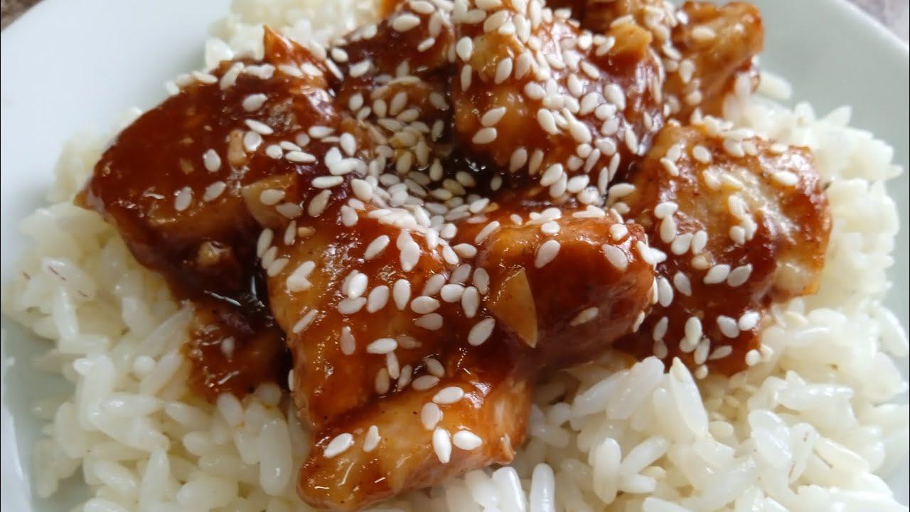 Курица по-корейски с рисом. Рецепт для ленивых на скорую руку. Безумно вкусно. Получится у всех.