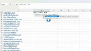 Combine Multiple Email Addresses into One Line using Excel