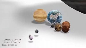 Сравнение размеров звёзд и планет 6