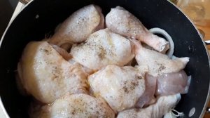 Рецепт ДЛЯ ЛЕНТЯЕВ!!! Тушёные КУРИНЫЕ НОЖКИ с яблоками