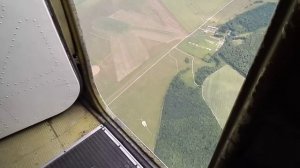 Парашют не открылся сразу,10-й прыжок (Парашют Д1-5У)