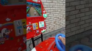 Аттракцион качалка "Машинка с играми"