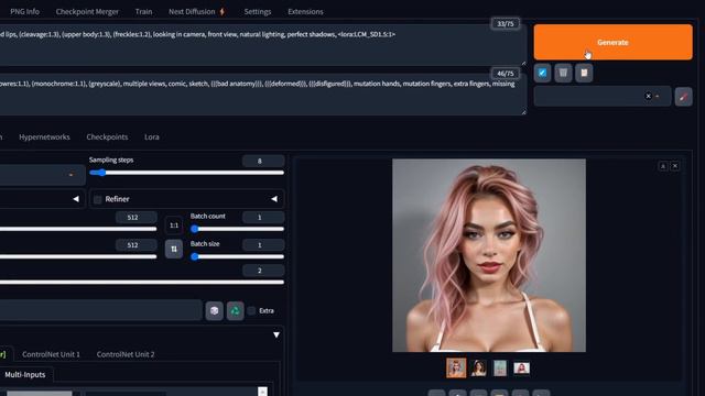 Create CONSISTENT AI Influencers in Stable Diffusion (A1111)