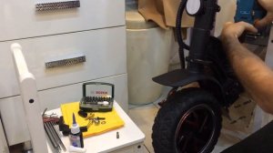 Установка рулевого демпфера на электросамокат KUGOO G-Booster