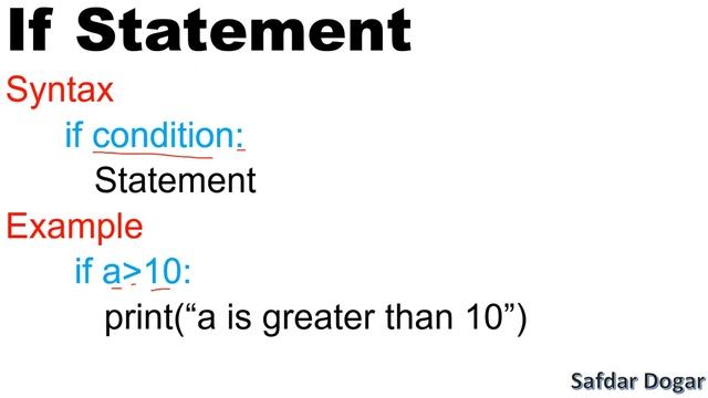 if statement in Python | Python Tutorial for Beginners