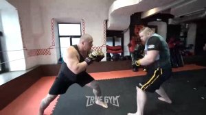 Дацик тренируется с Максимом Новоселовым 