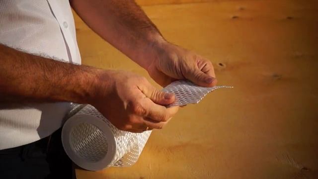 Вентиляционная карнизная лента DR/GL (ПВХ) белая смотреть онлайн