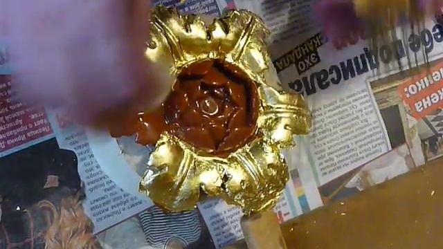 золочение сусальным золотом