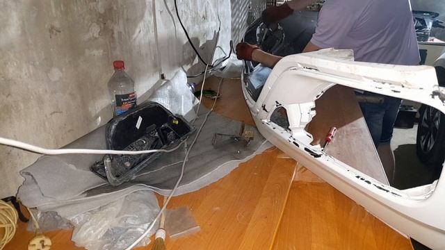 Honda CR V "Cousin" Installed on My Garage/ СНЯЛ ПЕРЕДНИЙ И ЗАДНИЙ БАМПЕР С HONDA. ПОВЕЗ НА МОЙКУ смотреть онлайн