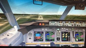 Боинг 737 Посадка в Анапе. С новой озвучкой экипажа.