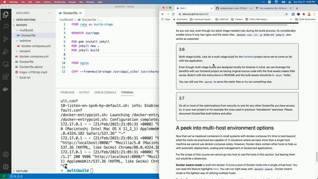 Intro Docker Ex 3.6 3.7 смотреть онлайн