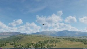 DCS Ми-8 авторотация с полной загрузкой.