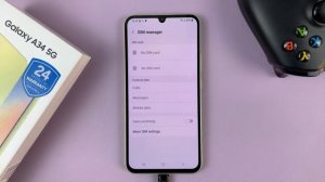 eSIM On Samsung Galaxy A34 5G?