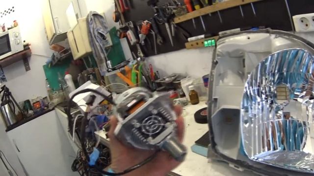 Toyota Prado установка линз HELLA Bi Led