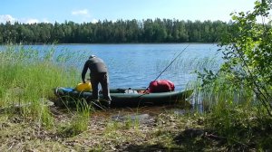 Водный поход \ Вуокса \ Рыбалка .