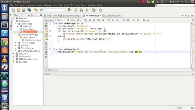 Lab3 Arq Chat usando WebSockets Parte 1 смотреть онлайн