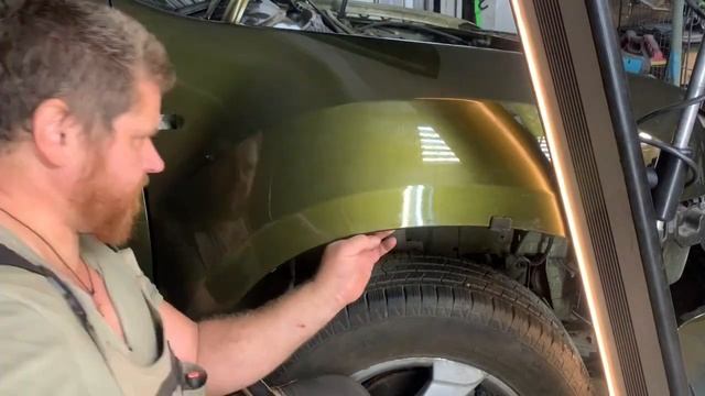 PDR рихтовка под покраску и настройка зазоров по бамперу смотреть онлайн