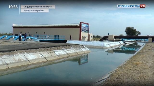 Открытие оросительных каналов  в Сырдарье