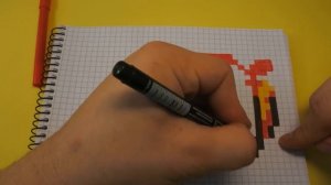 Рисуем по клеточкам- Молния Маквин  (ТАЧКИ 3)!