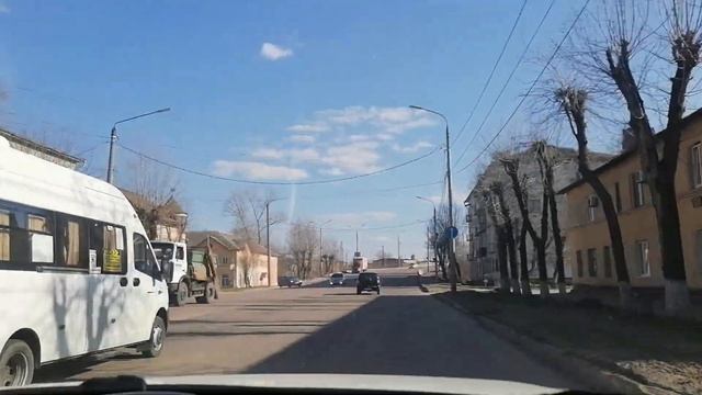 г Муром. Поездка по городу. 8 апреля 2023. смотреть онлайн