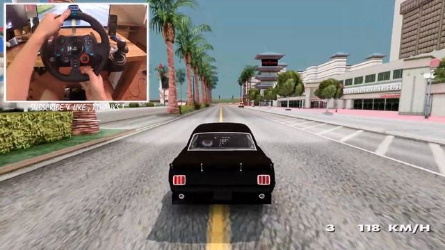Ford Mustang Monster 1964 GTA San Andreas ? LOGITECH G29 BEST GRAPHIC смотреть онлайн