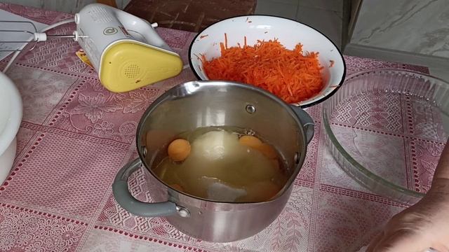 Морковный пирог ?Быстрый и очень Вкусный