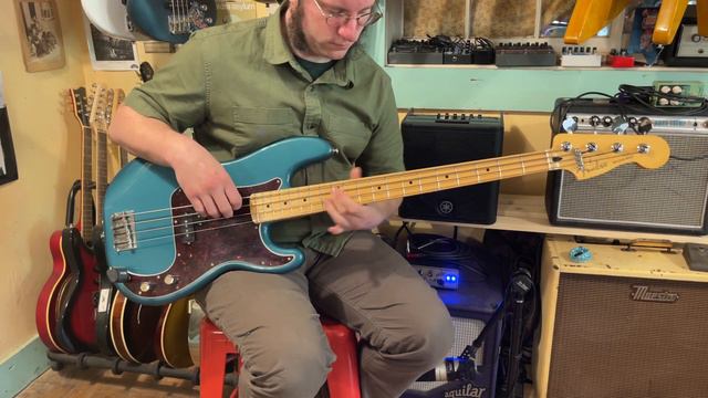 2020 Fender Player Precision Bass electric bass guitar смотреть онлайн