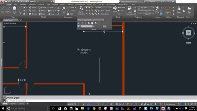 Accessing specialized Layer Tool AutoCAD 2016 Training Tutorial 33 смотреть онлайн